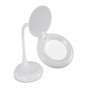 LED desk lamp with 3X magnifying glass - Dimmable - CCT - 8W