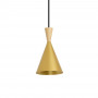 Nordic metal and wood pendant light "Exan" / "Beat Tall" inspiration by TOM DIXON