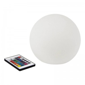 LED Sphere Lamp 15cm RGBW Outdoor Rechargeable LED Lamp