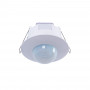 Recessed PIR motion sensor with remote control - 360º - IP20