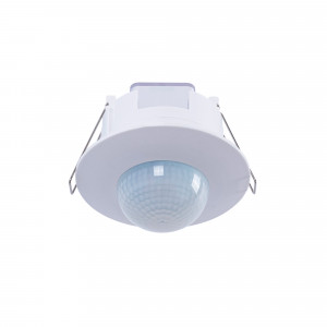 Recessed PIR motion sensor with remote control - 360º - IP20