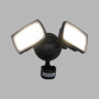 Double LED wall spotlight with PIR sensor 30W - 4000K - IP54