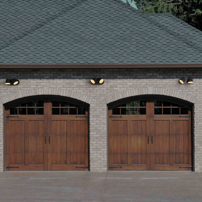 Double outdoor wall light with PIR sensor "Tura" - 20,5W - Adjustable - 3000K - IP54