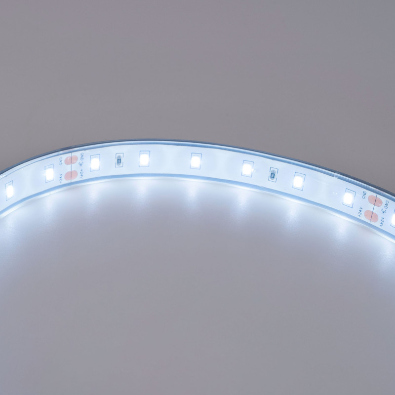 24V DC LED Strip - 12W/m - Single Color - 12mm - IP67 - 5 meters - SMD2835 60LED/m