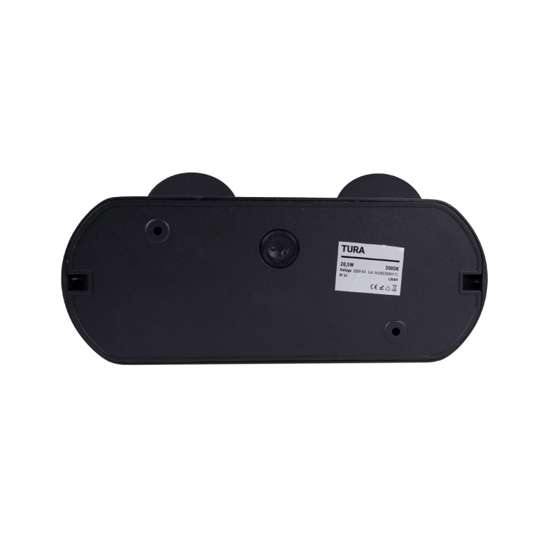 Double outdoor wall light "Tura" - 20,5W - Adjustable - 3000K - IP54 Double outdoor wall light "Tura" - 20,5W - Adjustable - 3000K - IP54