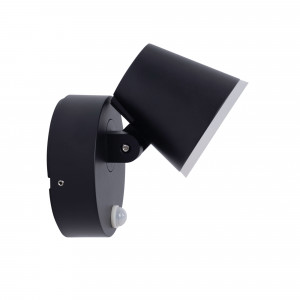 Outdoor wall light with PIR sensor "Stan" - 12,5W - Adjustable - 3000K - IP54