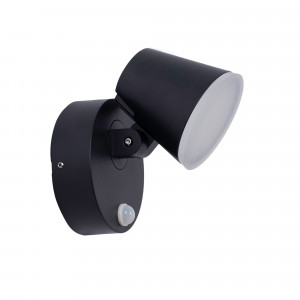 Outdoor wall light with PIR sensor "Stan" - 12,5W - Adjustable - 3000K - IP54