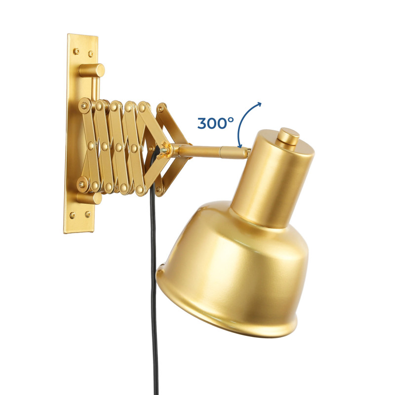 Vintage bellows wall lamp "ROMA" - E27 Vintage bellows wall lamp "ROMA" - E27