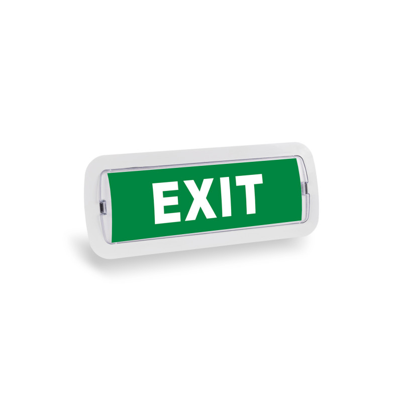 KIT Self-adhesive pictogram "EXIT" + Emergency light 3W