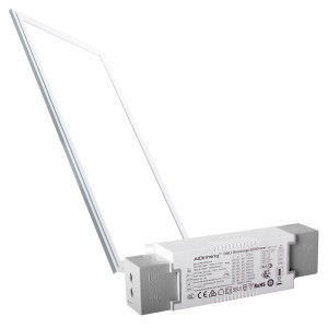 Recessed LED Panel 120X30cm - Dimmable PUSH - 44W - UGR19
