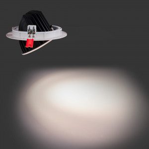 42W COB LED Downlight - CRI90 - Bridgelux chip - Lifud driver - IP20 - Cutout Ø 215mm