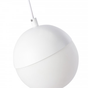 LED Sphere pendant lamp for 48V magnetic track - 6W - 2700K - CRI90 - White