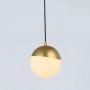 LED Sphere pendant lamp for 48V magnetic track - 6W - 2700K - CRI90 - Golden