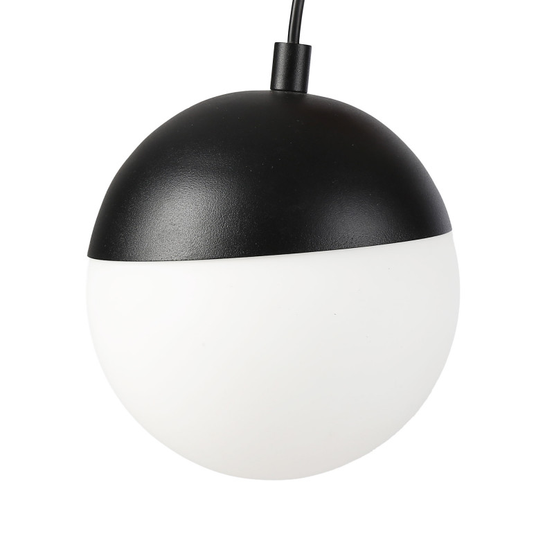 LED Sphere pendant lamp for 48V magnetic track - 6W - 2700K - CRI90 - Black LED Sphere pendant lamp for 48V magnetic track - 6W - 2700K - CRI90 - Black