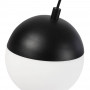 LED Sphere pendant lamp for 48V magnetic track - 6W - 2700K - CRI90 - Black