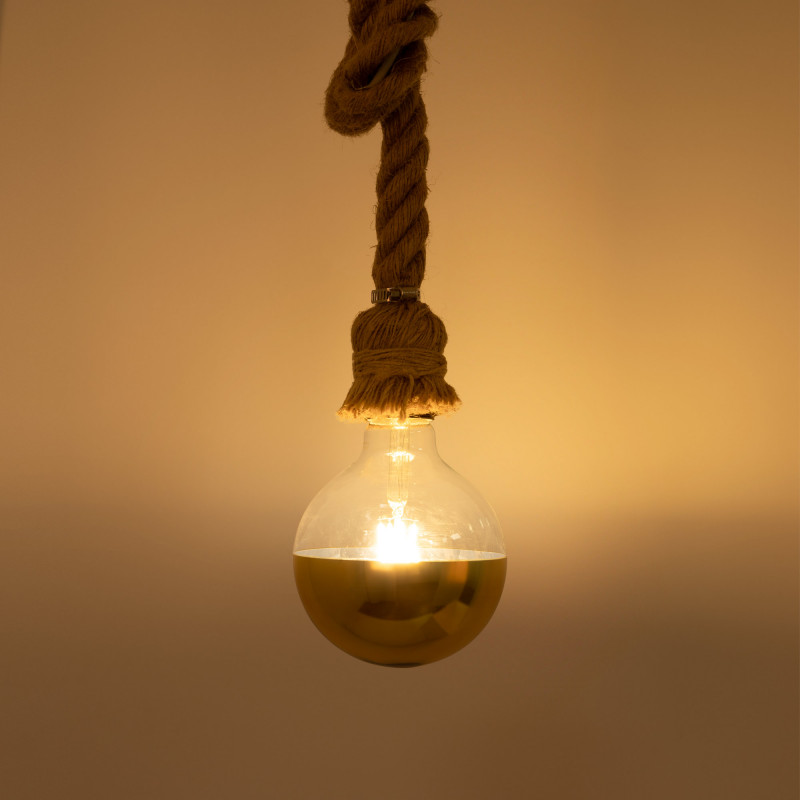 Decorative golden mirrored light bulb E27 G125 - 6W - 3000K Decorative golden mirrored light bulb E27 G125 - 6W - 3000K