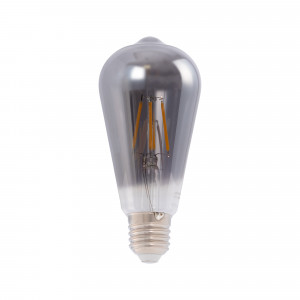 Decorative smoked light bulb "Smoky" - E27 ST64 - 4W - 3000K