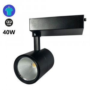 1-phase track LED spotlight special for cosmetics, fashion and retail - 4000K - COB LED - PHILIPS Driver - 40W