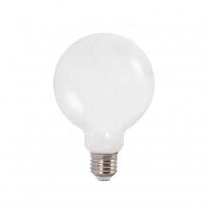 Decorative LED globe bulb "Milky" - E27 G125 - 6W - 3000K