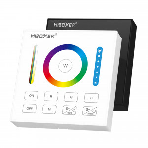 RGB+CCT touch control panel - 1 zone - Black - MiLight