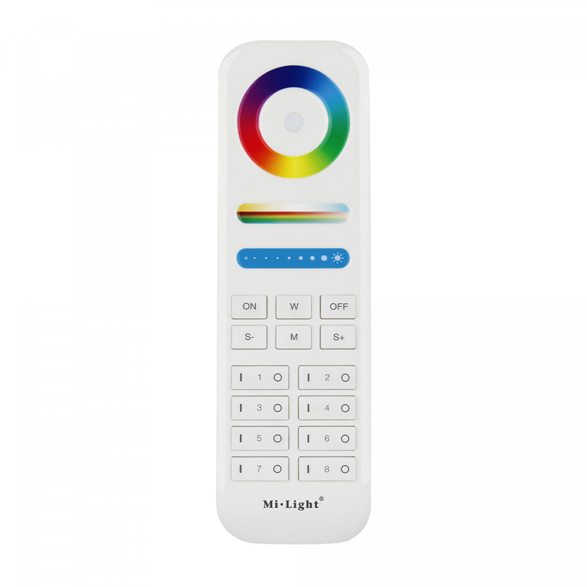 LED RGB + CCT Remote control - 8 Zones - WHITE - FUT089 - Mi Light