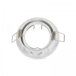 Aluminum standard round tilting flush mounting ring