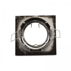 Standard aluminum tilting square flush mounting ring