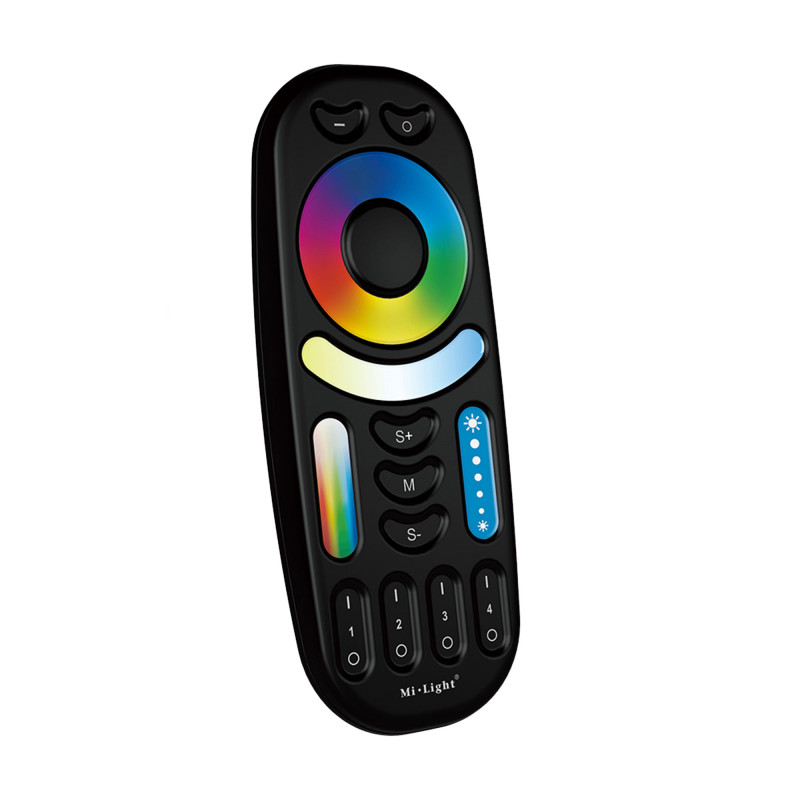 Remote control LED RGB + CCT - 4 Zones - BLACK - FUT092 - Mi Light