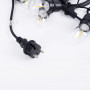 KIT - Outdoor LED garland 11,5 meters + 10 1W E27 LED bulbs - IP65 - Warm White