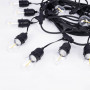 KIT - Outdoor LED garland 11,5 meters + 10 1W E27 LED bulbs - IP65 - Warm White