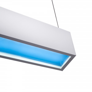 Linear pendant luminaire "Blue Skylight" SMART - CCT - Sky effect - 48W - UGR16