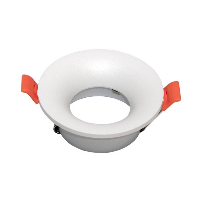 Recessed ring for GU10 round bulb