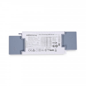 DALI + 1/0-10V + PUSH dimmable driver - 9-42V DC - Multi current (150-350mA)