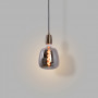 LED filament smoked bulb - E27 D140 - Dimmable - 4W - 1800K