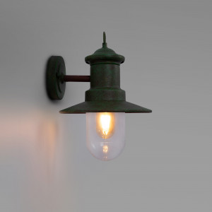 Rustic outdoor wall light...