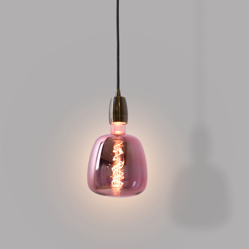 Decorative LED filament bulb - Copper - E27 D140 - Dimmable - 4W - 1800K