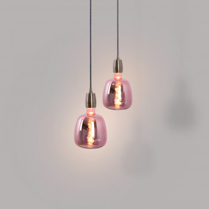 Decorative LED filament bulb - Copper - E27 D140 - Dimmable - 4W - 1800K