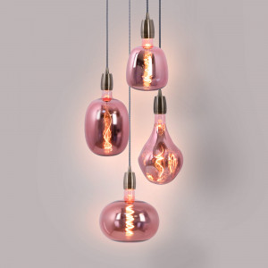 Decorative LED filament bulb - Copper - E27 T170 - Dimmable - 4W - 1500K