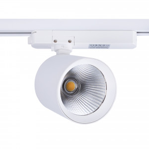 CCT LED 1-phase track spotlight - 40W - CRI 90 - White