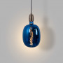 Decorative LED filament bulb - Blue - E27 T170 - Dimmable - 4W - 4200K