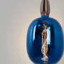 Decorative LED filament bulb - Blue - E27 T170 - Dimmable - 4W - 4200K