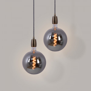 Decorative LED filament bulb "Smoky" - E27 G200 - Dimmable - 4W - 1800K