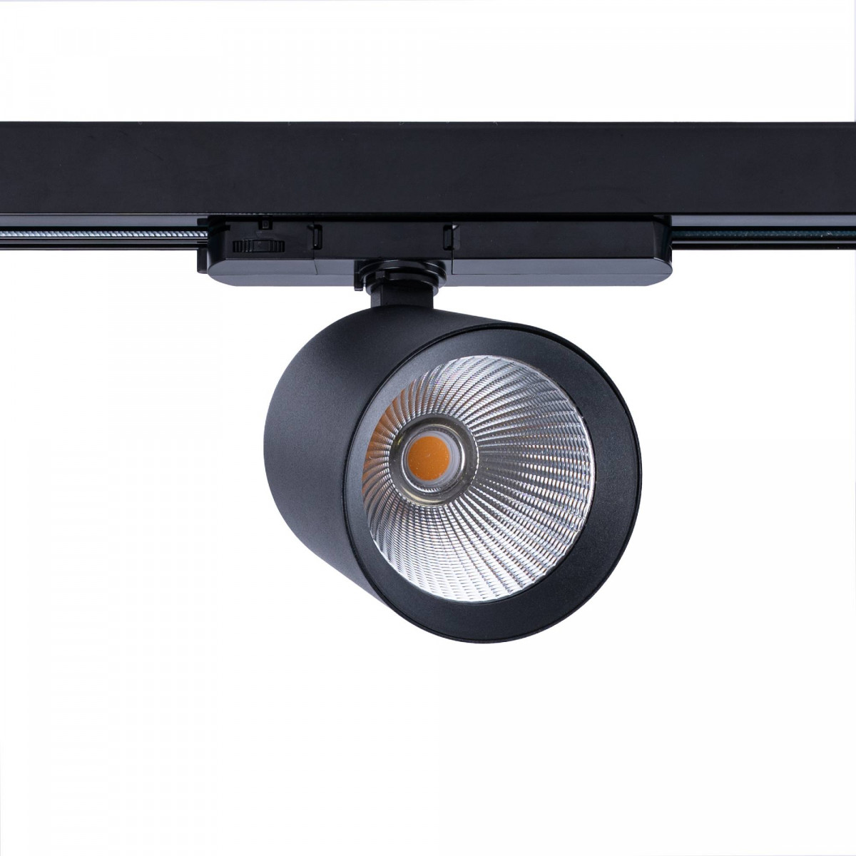CCT LED 3-phase track spotlight - 40W - CRI 90 - Driver KGP - Black