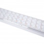 Linear adjustable LED spotlight for 3-phase track - 40W - CCT - CRI90 - KGP Driver - White