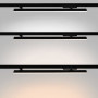 Linear adjustable LED spotlight for 3-phase track - 40W - CCT - CRI90 - Driver KGP - Black