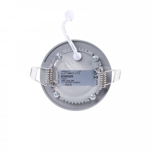 Ultra slim LED downlight - 3W - Grey - Cutout Ø 70mm