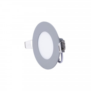 Ultra slim LED downlight - 3W - Grey - Cutout Ø 70mm