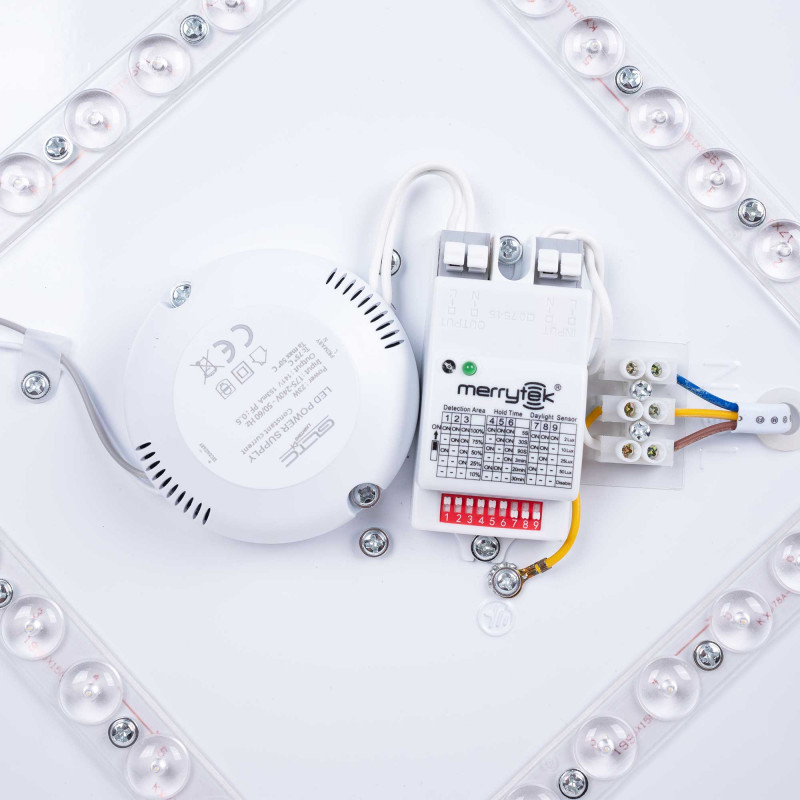 LED ceiling light with sensor - 20W - Ø38cm - 4000K