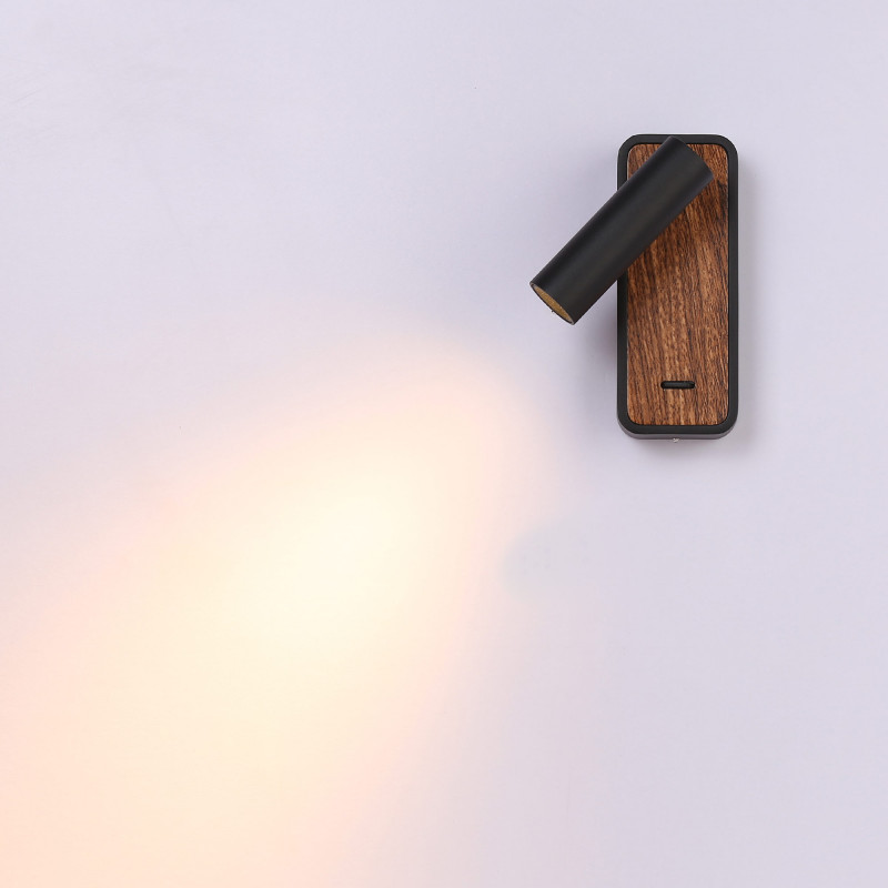 Pack x 2 - Wall reading light "Irene" - 3W - CREE LED chip - Black Pack x 2 - Wall reading light "Irene" - 3W - CREE LED chip - Black