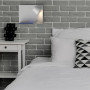 Pack x 2 - Wall reading light with USB port "BASKOP" - 6W - Horizontal design - White